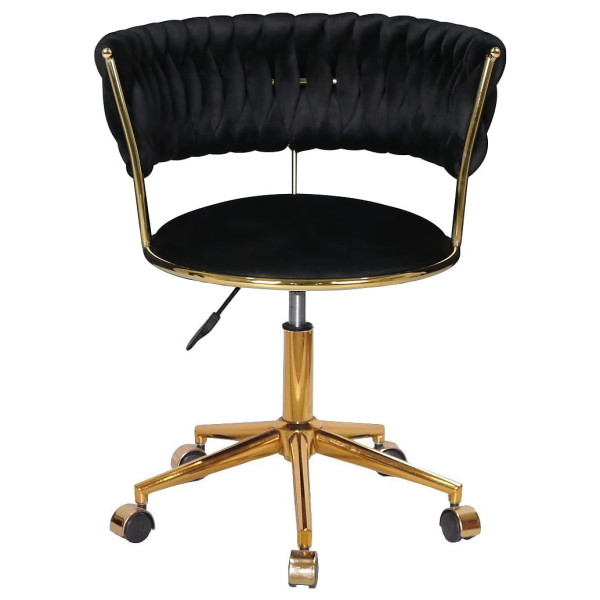 Стул Onder Mebli Ava GD-Modern Office Черный UC-904 Бархат-2