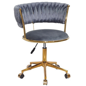 Стул Onder Mebli Ava GD-Modern Office Серый UC-901 Бархат