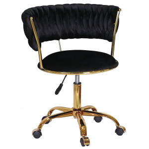 Стул Onder Mebli Ava GD-Office Черный UC-904 Бархат