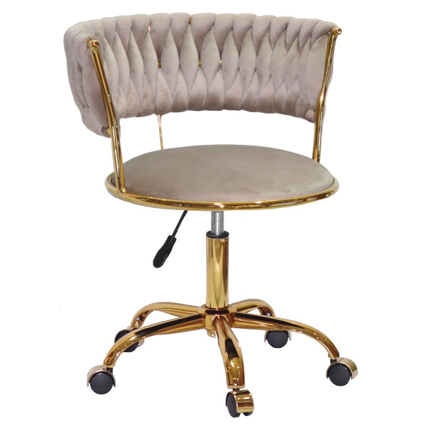 Стілець Onder Mebli Ava GD-Office Кава UC-912 Оксамит-0