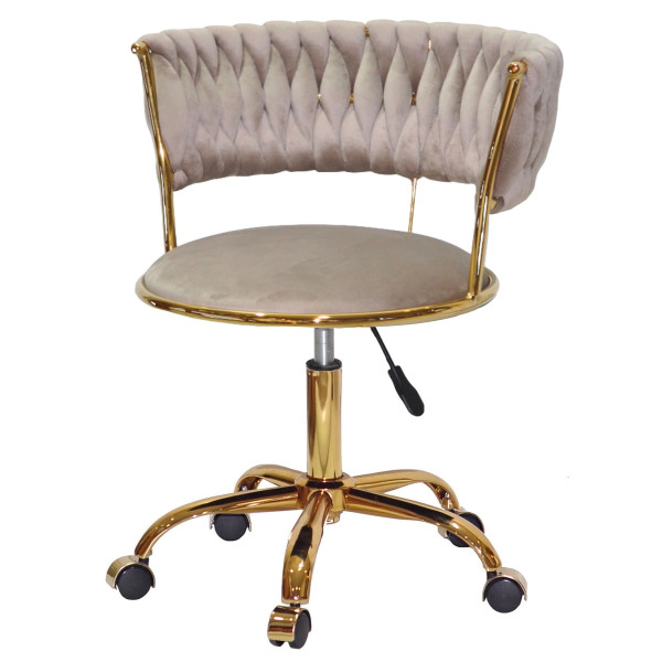 Стілець Onder Mebli Ava GD-Office Кава UC-912 Оксамит-1