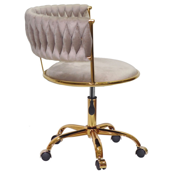 Стілець Onder Mebli Ava GD-Office Кава UC-912 Оксамит-2