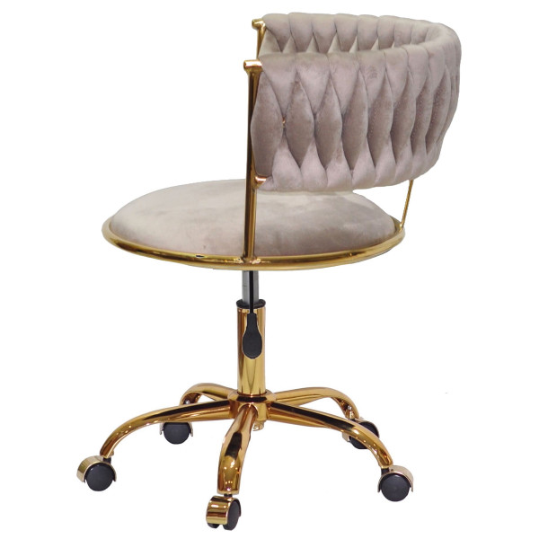 Стілець Onder Mebli Ava GD-Office Кава UC-912 Оксамит-3