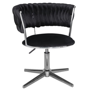 Стул Onder Mebli Ava Modern Base Черный UC-904 Бархат