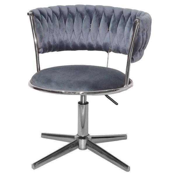 Стул Onder Mebli Ava Modern Base Серый UC-901 Бархат-1