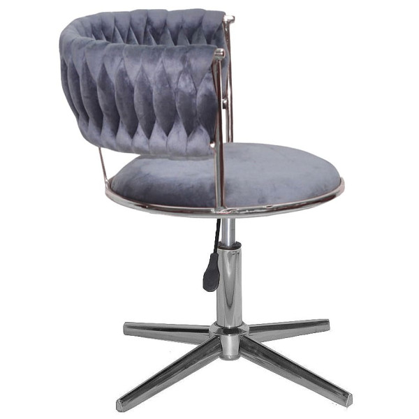 Стул Onder Mebli Ava Modern Base Серый UC-901 Бархат-2