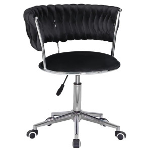 Стул Onder Mebli Ava Modern Office Черный UC-904 Бархат