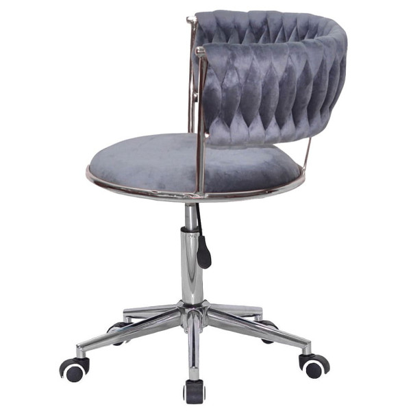 Стілець Onder Mebli Ava Modern Office Сірий UC-901 Оксамит-3