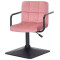 Стілець Onder Mebli Arno-Arm 4-BK-BASE Теракотовий B-1018 Оксамит-1-thumb
