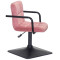 Стілець Onder Mebli Arno-Arm 4-BK-BASE Теракотовий B-1018 Оксамит-2-thumb