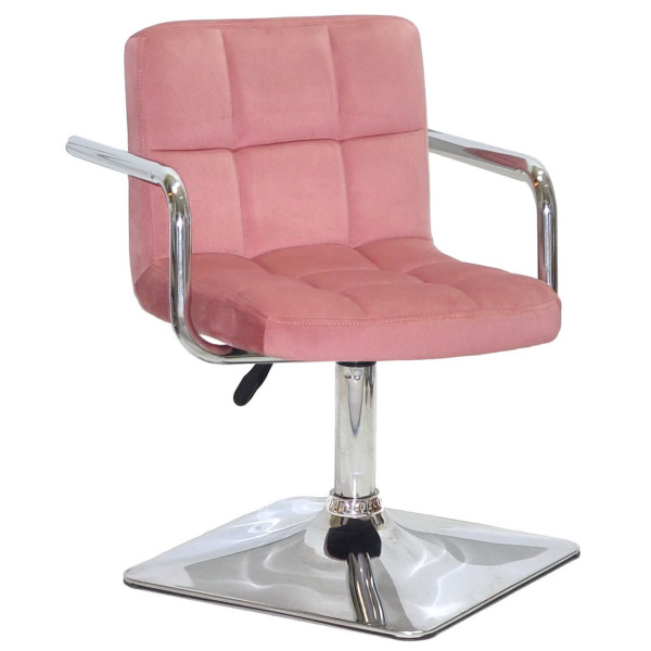 Стілець Onder Mebli Arno-Arm 4-CH-BASE Теракотовий B-1018 Оксамит-0