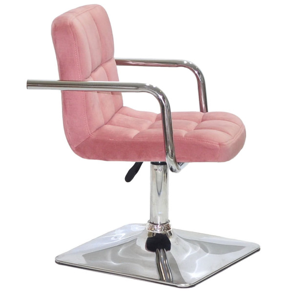 Стілець Onder Mebli Arno-Arm 4-CH-BASE Теракотовий B-1018 Оксамит-2