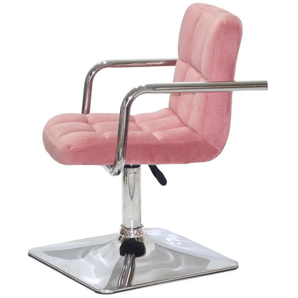 Стілець Onder Mebli Arno-Arm 4-CH-BASE Теракотовий B-1018 Оксамит-3