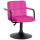 Стул Onder Mebli Arno-Arm BK-BASE Малина B-1023 Бархат