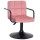 Стул Onder Mebli Arno-Arm BK-BASE Терракотовый B-1018 Бархат