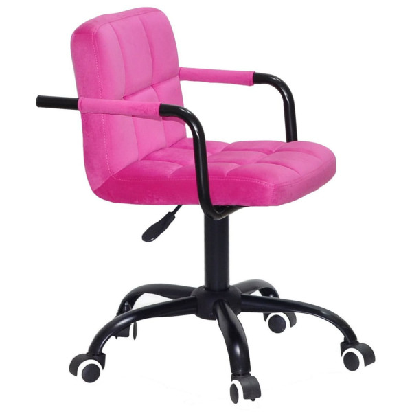 Стул Onder Mebli Arno-Arm BK-OFFICE Малина B-1023 Бархат-2
