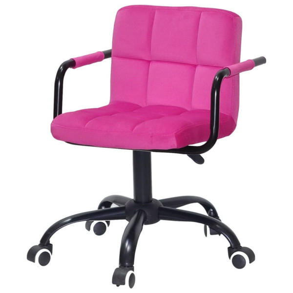 Стул Onder Mebli Arno-Arm BK-OFFICE Малина B-1023 Бархат-1