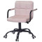 Стілець Onder Mebli Arno-Arm BK-OFFICE Рожевий B-1021 Оксамит-1-thumb