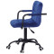 Стул Onder Mebli Arno-Arm BK-OFFICE Синий B-1026 Бархат-3-thumb