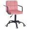 Стілець Onder Mebli Arno-Arm BK-OFFICE Теракотовий B-1018 Оксамит-0-thumb