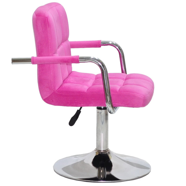 Стул Onder Mebli Arno-Arm CH-BASE Малина B-1023 Бархат-2