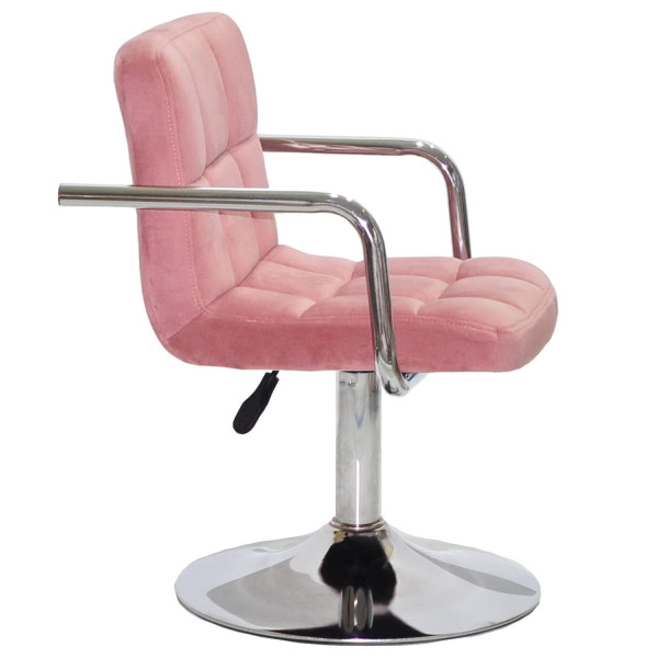 Стілець Onder Mebli Arno-Arm CH-BASE Теракотовий B-1018 Оксамит-2