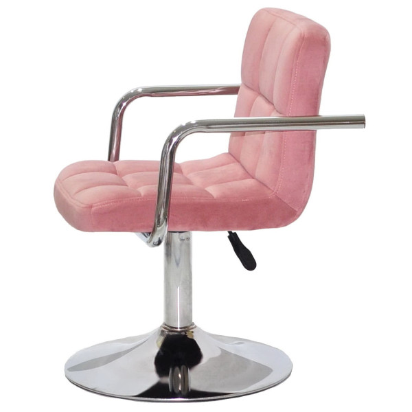 Стілець Onder Mebli Arno-Arm CH-BASE Теракотовий B-1018 Оксамит-3