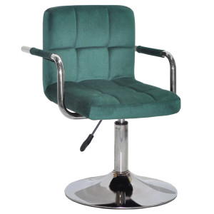 Стул Onder Mebli Arno-Arm CH-BASE Зеленый B-1036 Бархат