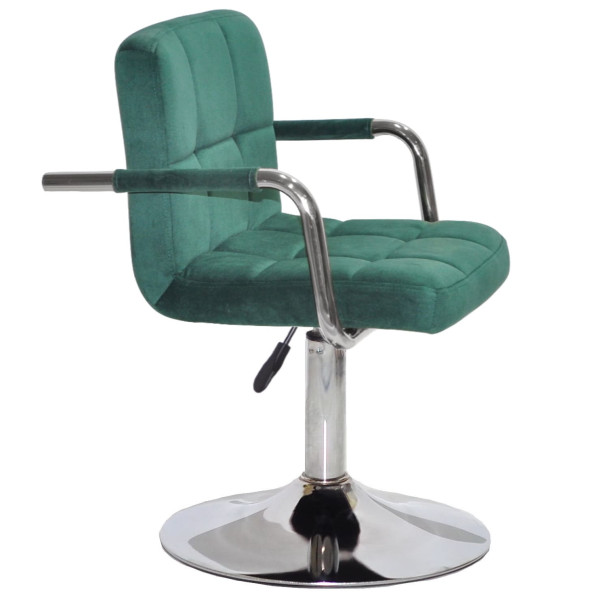 Стул Onder Mebli Arno-Arm CH-BASE Зеленый B-1036 Бархат-2