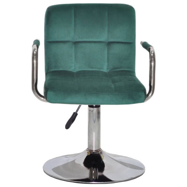 Стул Onder Mebli Arno-Arm CH-BASE Зеленый B-1036 Бархат-1