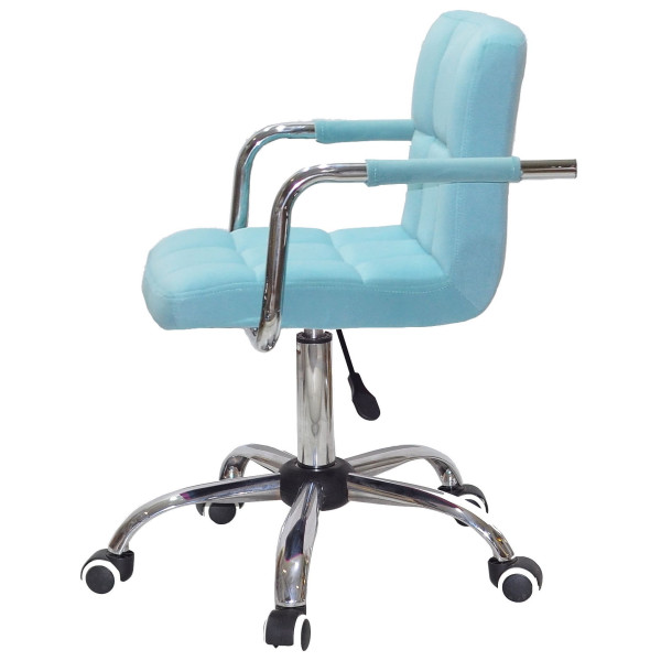 Стул Onder Mebli Arno-Arm CH-OFFICE Голубой B-1019 Бархат-3