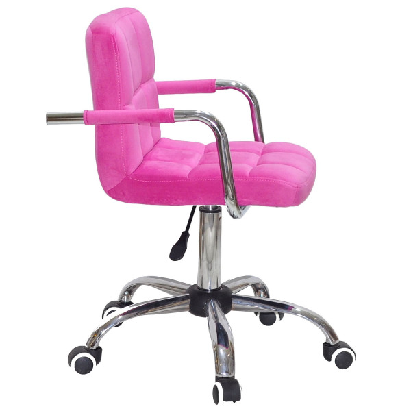 Стілець Onder Mebli Arno-Arm CH-OFFICE Малина B-1023 Оксамит-2