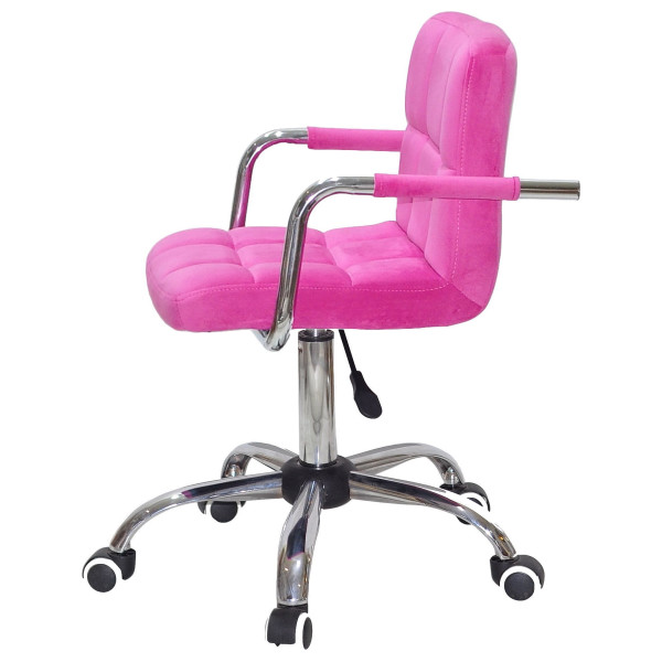 Стілець Onder Mebli Arno-Arm CH-OFFICE Малина B-1023 Оксамит-3