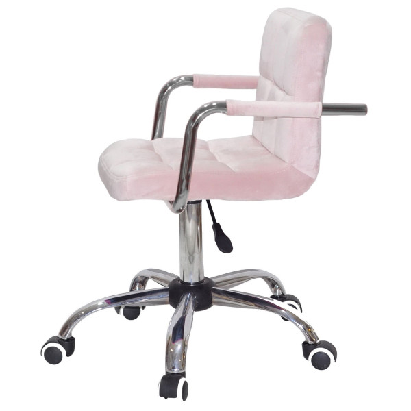 Стілець Onder Mebli Arno-Arm CH-OFFICE Рожевий B-1021 Оксамит-3