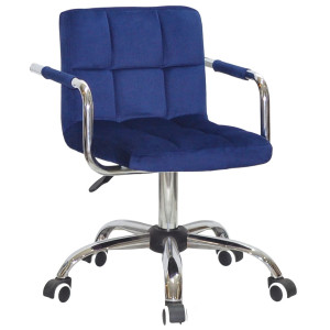 Стул Onder Mebli Arno-Arm CH-OFFICE Синий B-1026 Бархат