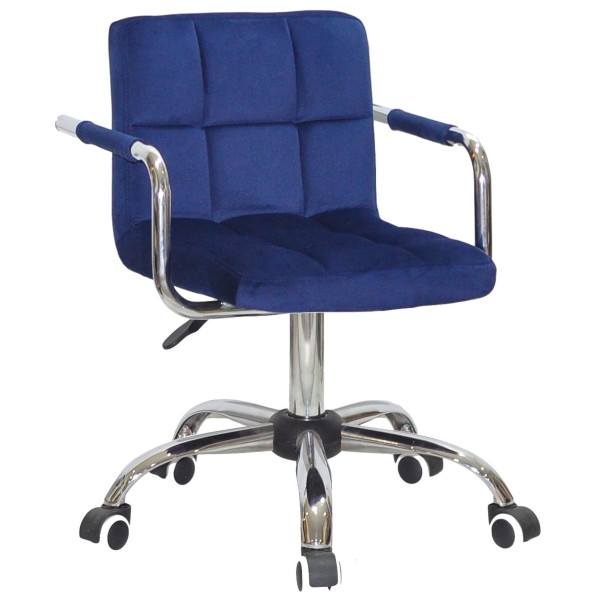 Стул Onder Mebli Arno-Arm CH-OFFICE Синий B-1026 Бархат-0