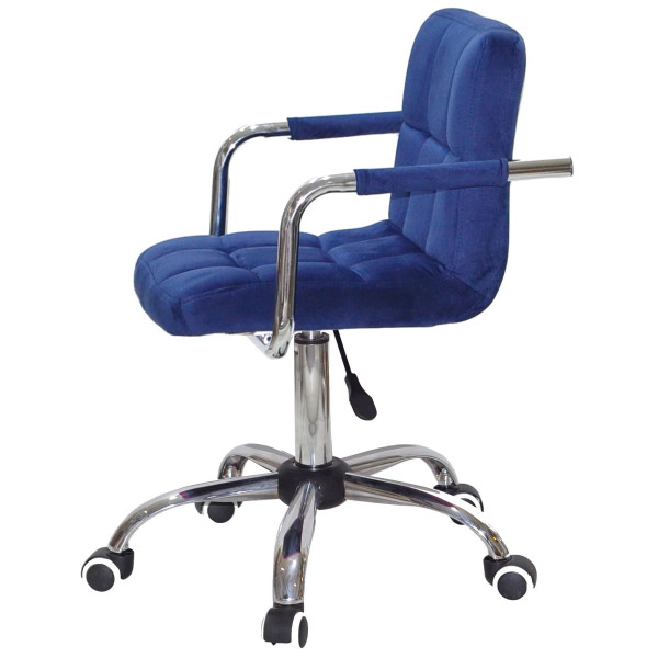 Стул Onder Mebli Arno-Arm CH-OFFICE Синий B-1026 Бархат-3