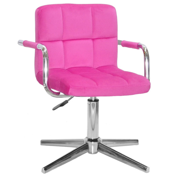 Стул Onder Mebli Arno-Arm MODERN BASE Малина B-1023 Бархат-0