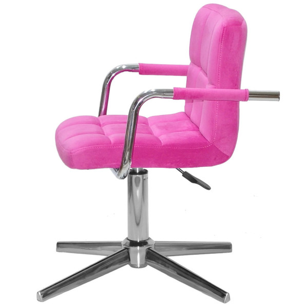 Стул Onder Mebli Arno-Arm MODERN BASE Малина B-1023 Бархат-3