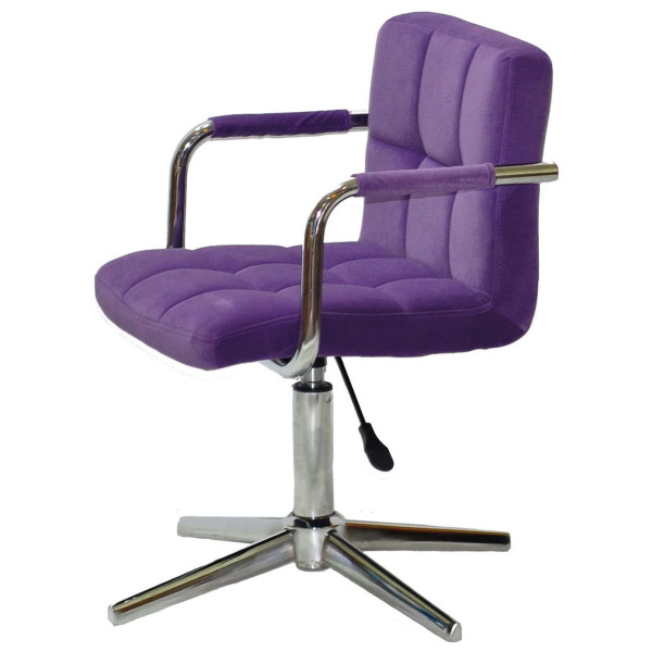Стул Onder Mebli Arno-Arm MODERN BASE Пурпурный B-1013 Бархат-3
