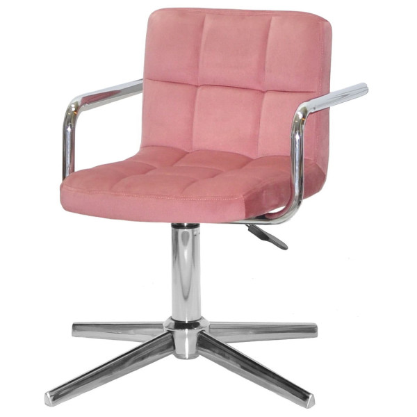 Стілець Onder Mebli Arno-Arm MODERN BASE Теракотовий B-1018 Оксамит-1