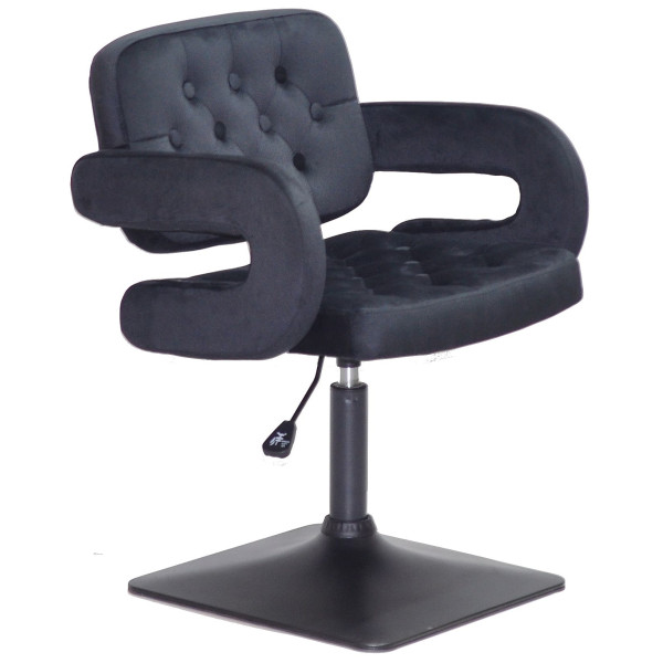 Стул Onder Mebli GOR 4-BK-BASE Черный B-1011 Бархат-0