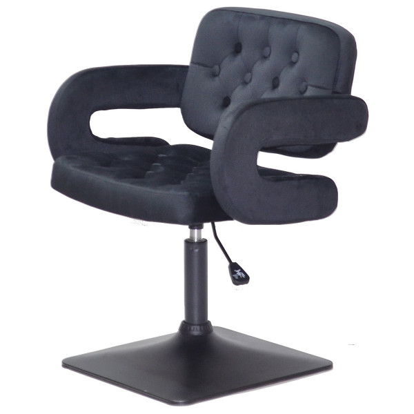 Стул Onder Mebli GOR 4-BK-BASE Черный B-1011 Бархат-2