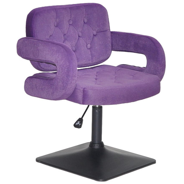 Стул Onder Mebli GOR 4-BK-BASE Пурпурный B-1013 Бархат-0