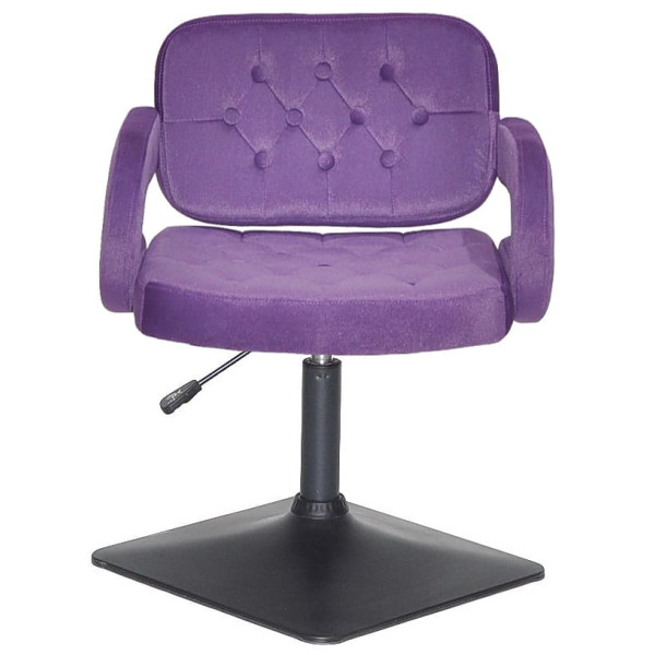 Стул Onder Mebli GOR 4-BK-BASE Пурпурный B-1013 Бархат-1