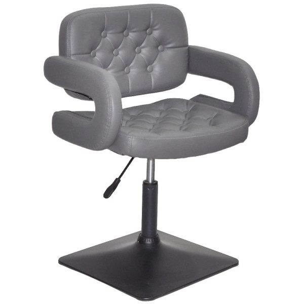 Стілець Onder Mebli GOR 4-BK-BASE Сірий 1001 Екошкіра-0