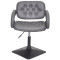 Стілець Onder Mebli GOR 4-BK-BASE Сірий 1001 Екошкіра-1-thumb
