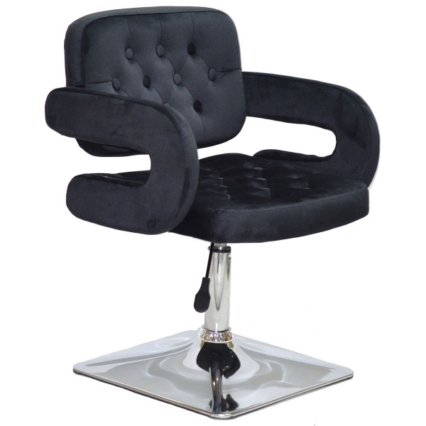 Стул Onder Mebli GOR 4-CH-BASE Черный B-1011 Бархат-0