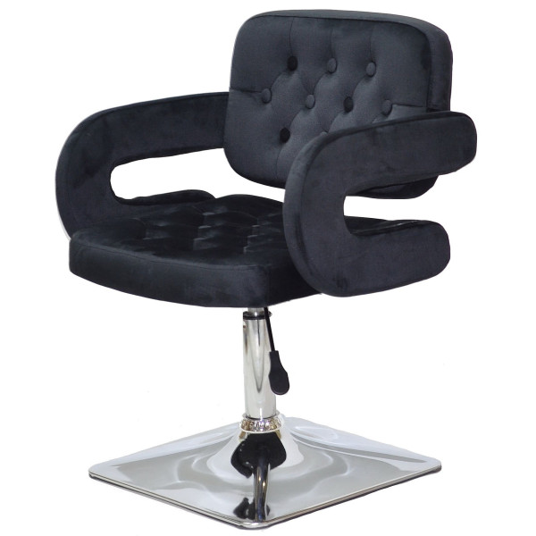 Стул Onder Mebli GOR 4-CH-BASE Черный B-1011 Бархат-2