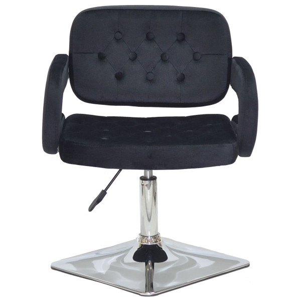 Стул Onder Mebli GOR 4-CH-BASE Черный B-1011 Бархат-1